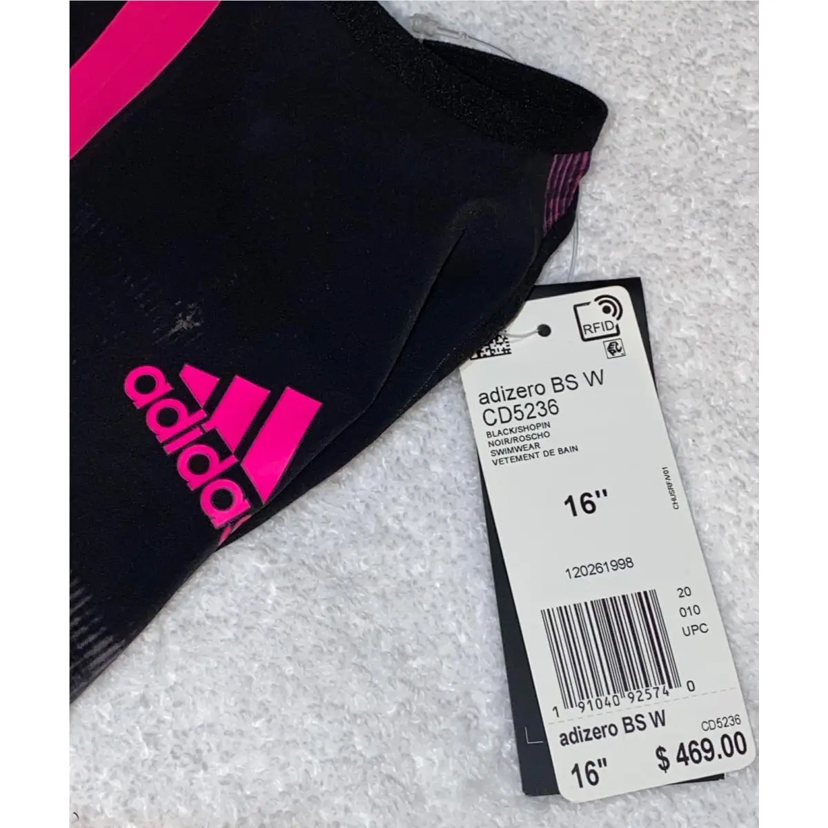 Adidas clothing - ADIDAS Adizero XVIII BreastStroke Kneesuit Swim Suit - CD5236 - Black 18