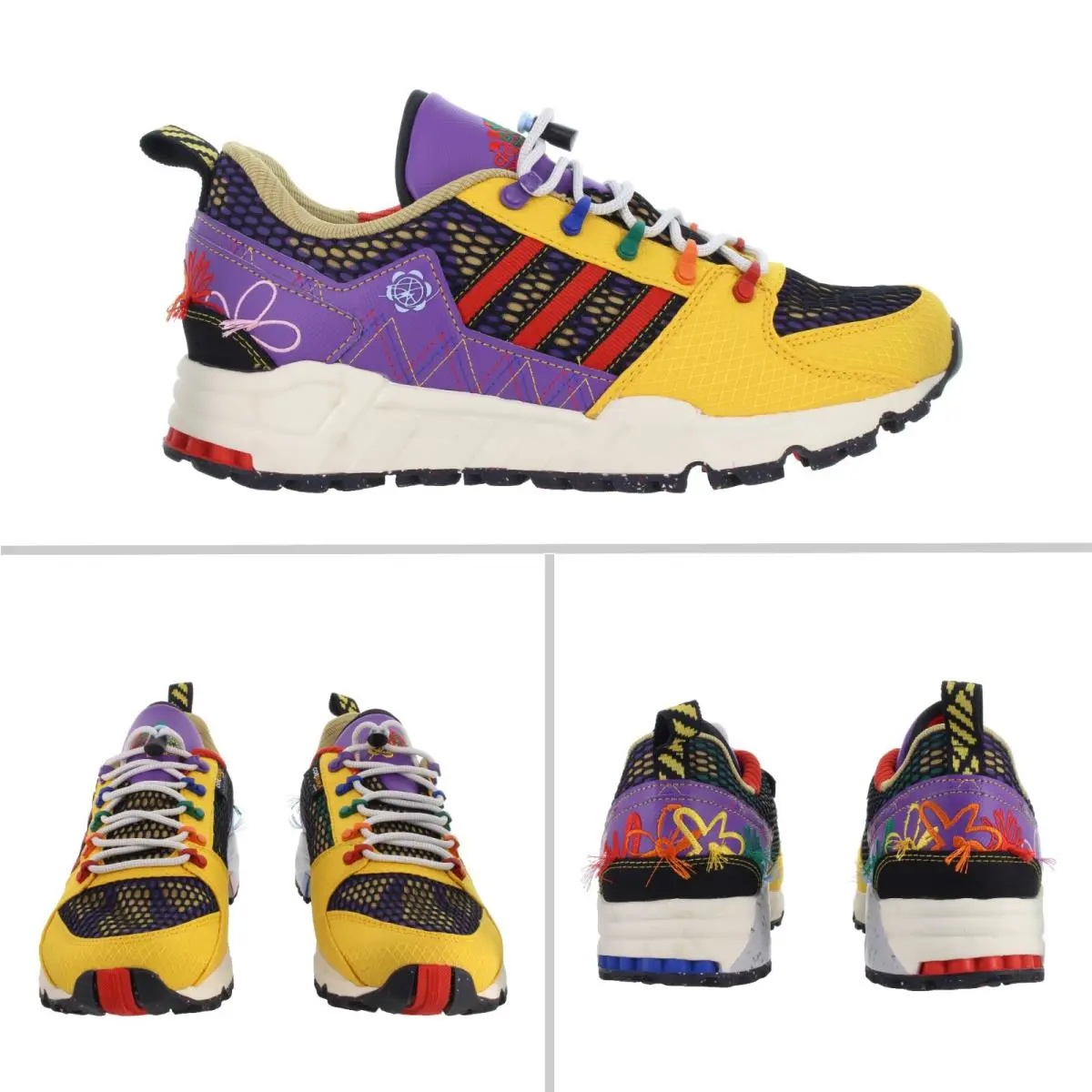 Adidas shoes - Adidas Sean Motherspoon Equipment Support 93 - GX3893 - Yellow, Purple, Bold Gold, Red 8