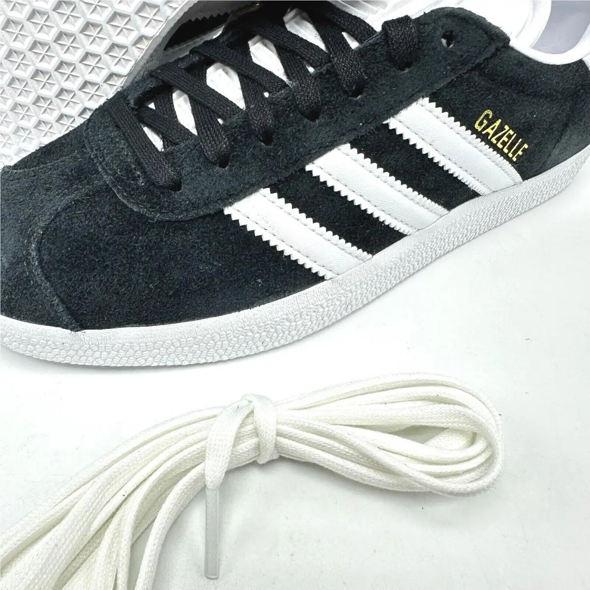 Adidas shoes - adidas Originals Gazelle - Originals Gazelle - BB5476 - CORE BLACK/WHITE/GOLD METALLIC 3