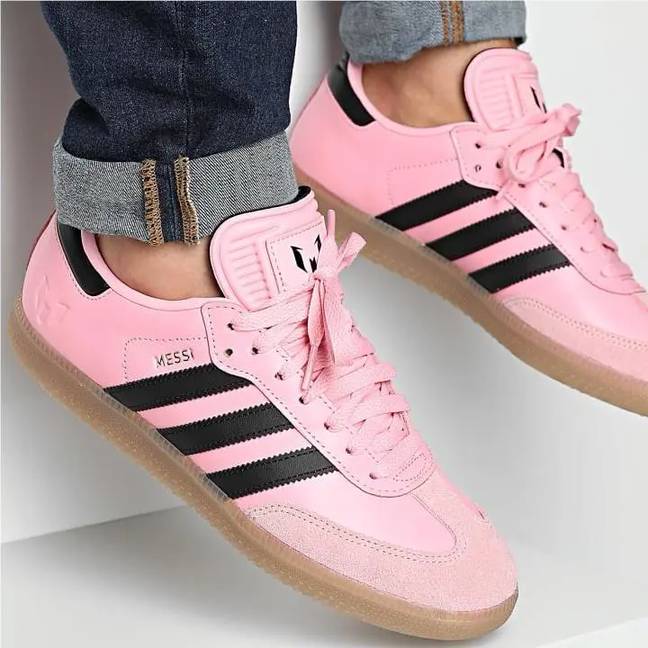 Adidas shoes - adidas Samba - Samba - Adidas Samba Messi - Pink 9