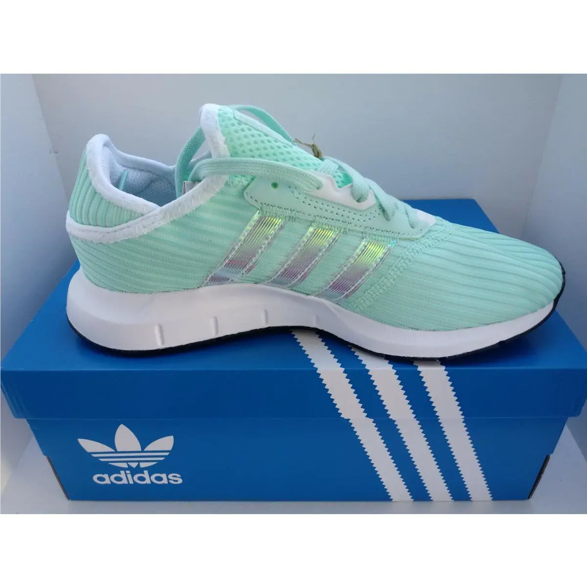 Adidas shoes - adidas Swift Run X Sneakers (Big Kid) - FY4779 - LIGHT MINT GREEN 8