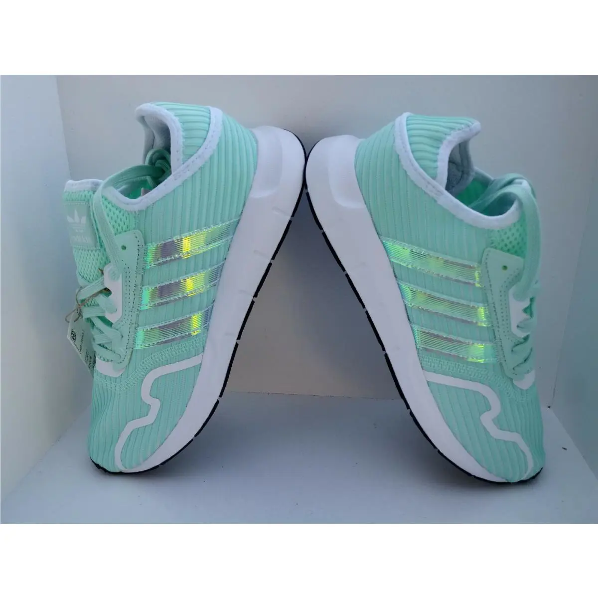 Adidas shoes - adidas Swift Run X Sneakers (Big Kid) - FY4779 - LIGHT MINT GREEN 5