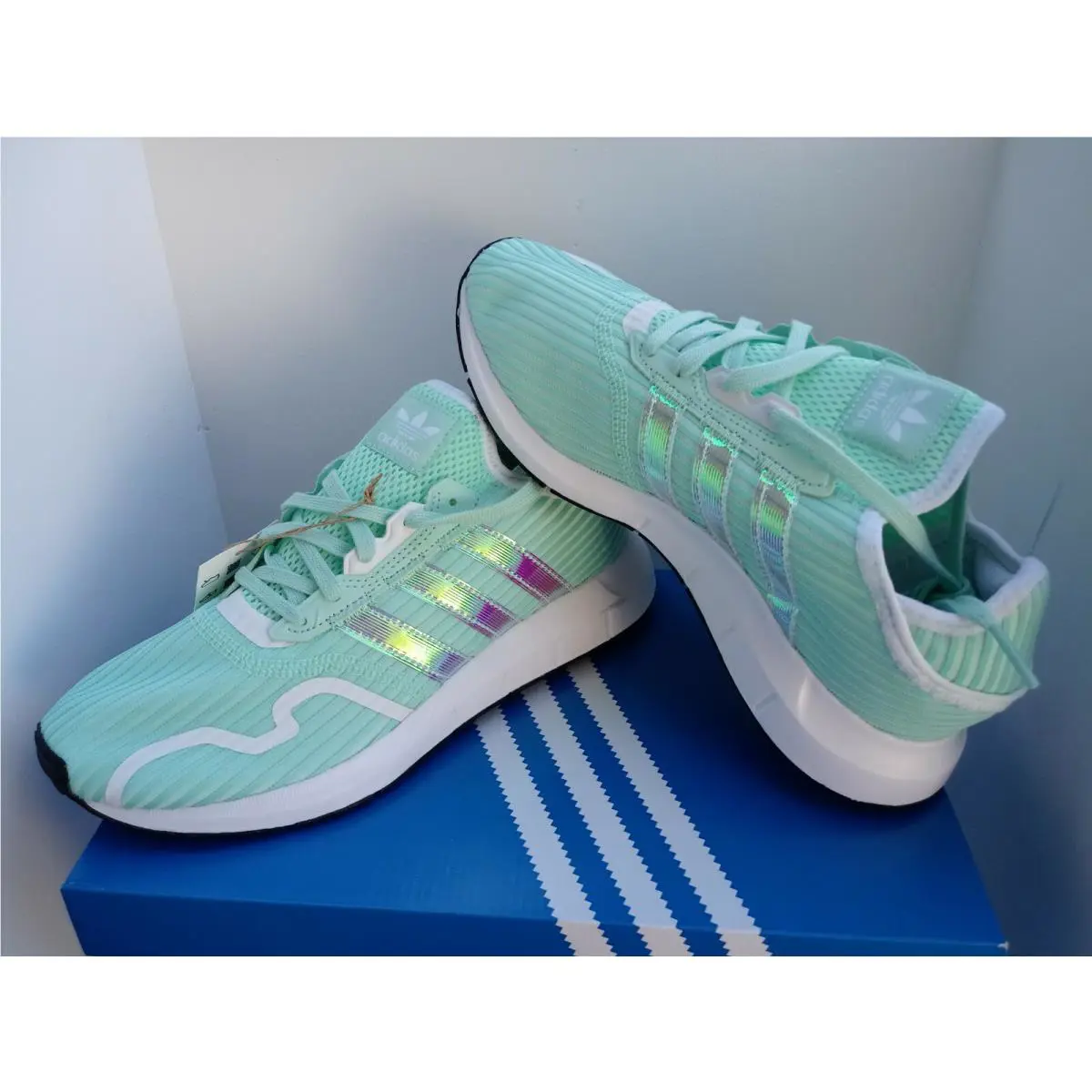 Adidas shoes - adidas Swift Run X Sneakers (Big Kid) - FY4779 - LIGHT MINT GREEN 11