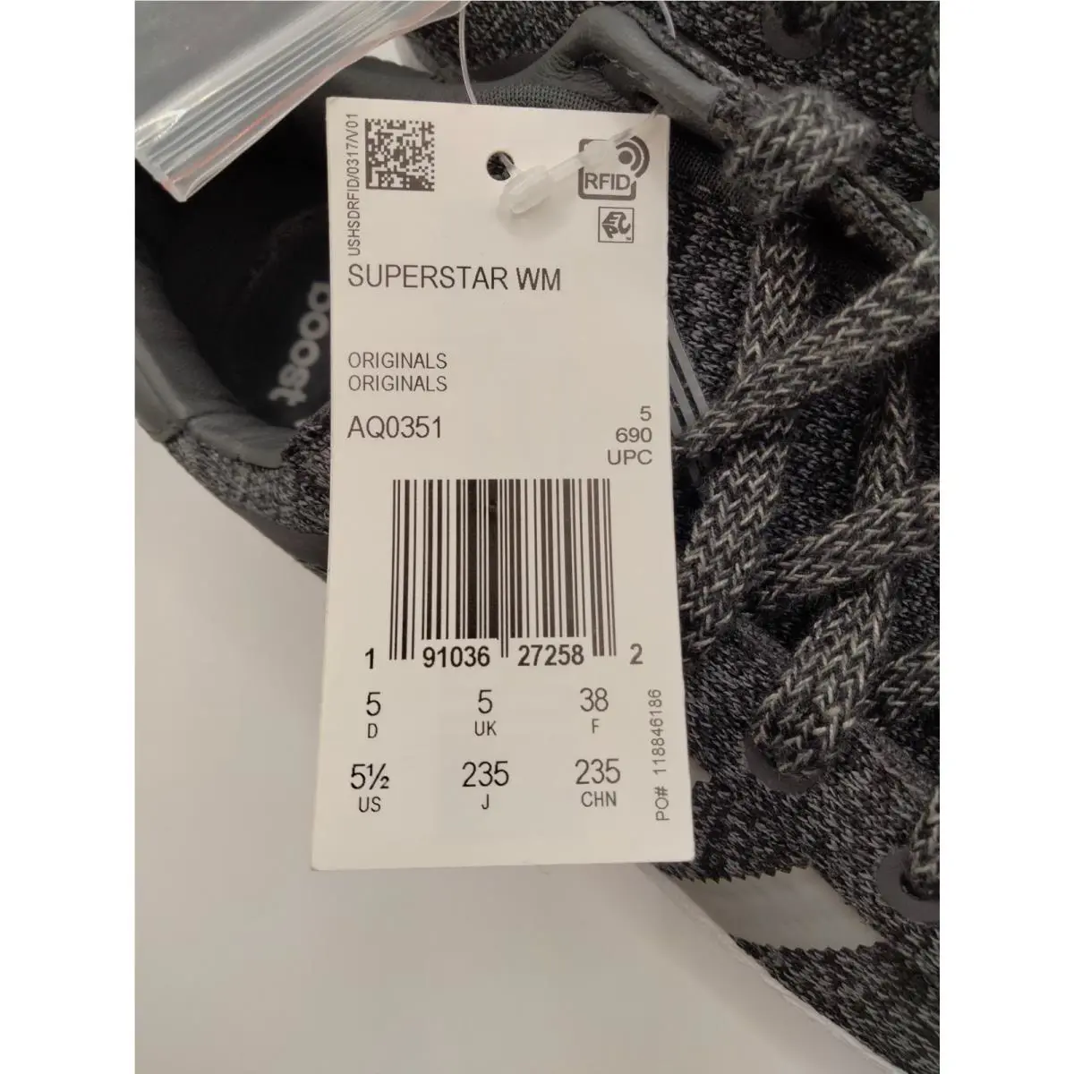 Adidas shoes - Superstar White Mountaineering - Superstar White Mountaineering - AQ0351 - Grey/ White 5