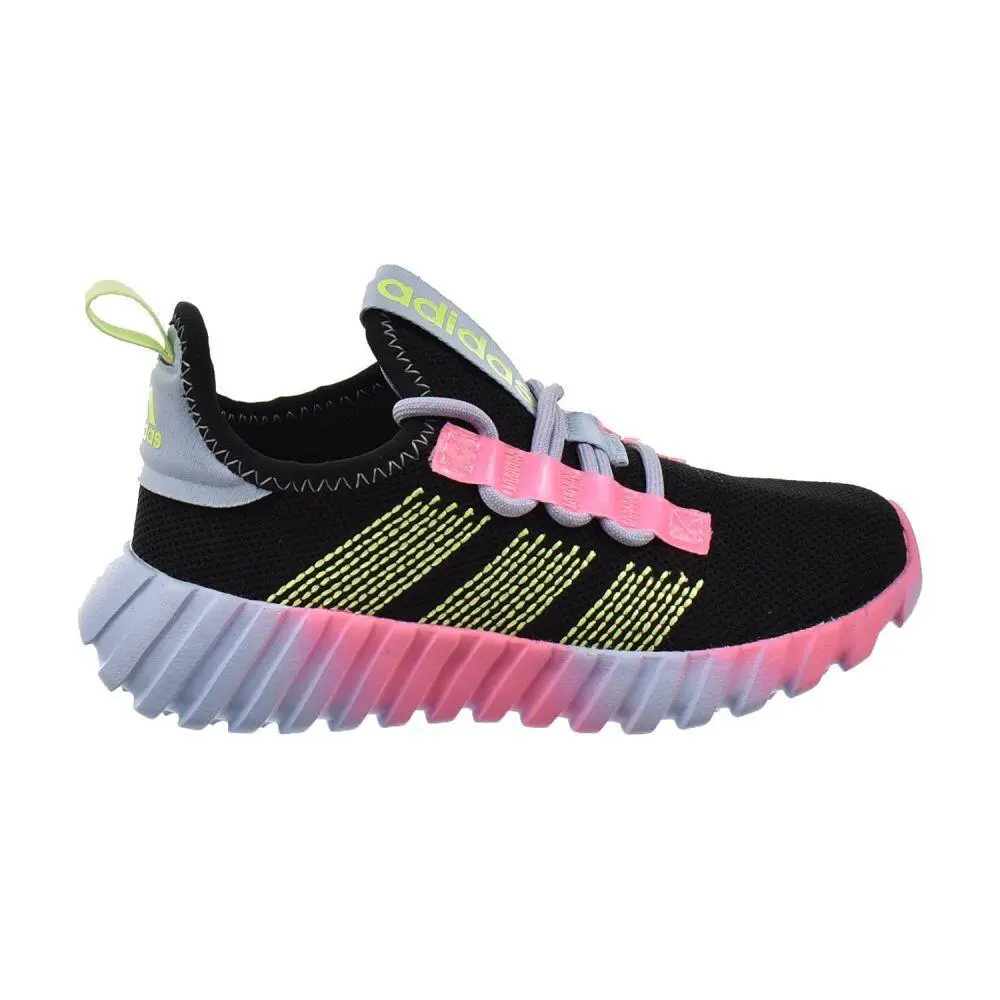 Adidas Kaptir Flow K Kids` Shoes Core Black/hi-resyellow jq7348 - Core Black/Hi-ResYellow