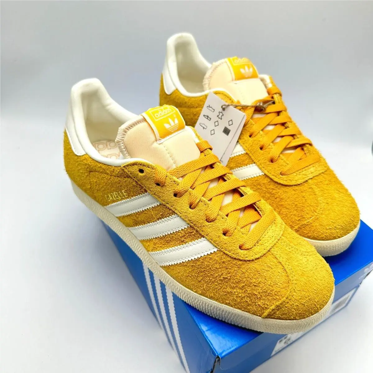Adidas shoes - adidas Gazelle - Gazelle - IF9654 - Preloved Yellow/Off White/Cream White 1
