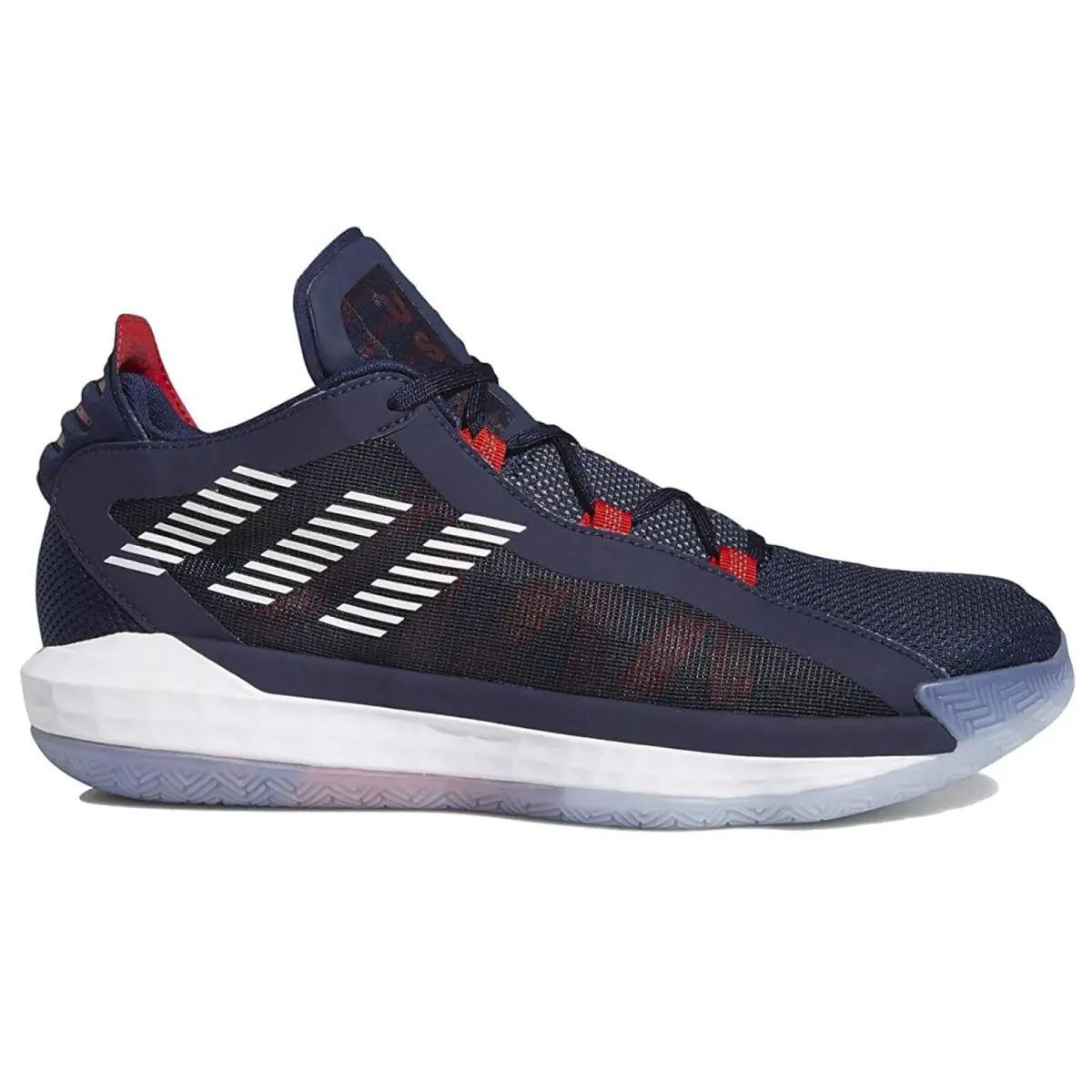 Adidas shoes - adidas Dame 6 GCA - Dame GCA - FY0871 - Navy Blue/Cloud White/Scarlet Red 4