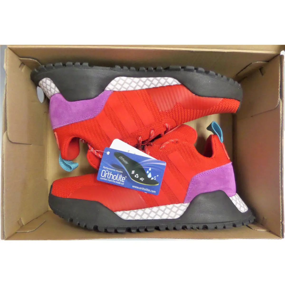 Adidas shoes - ORIGINALS F - ORIGINALS - BZ0614 - Red, s: Scarlet / Scarlet / Shock Purple 9