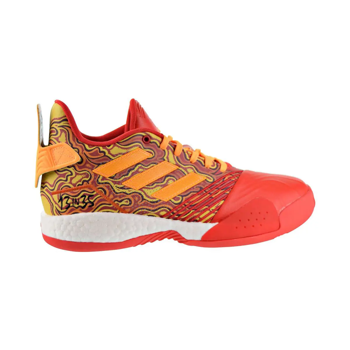 Adidas T-mac Millennium Men`s Shoes Scarlet-gold Metallic G28376 - Scarlet/Gold Metallic