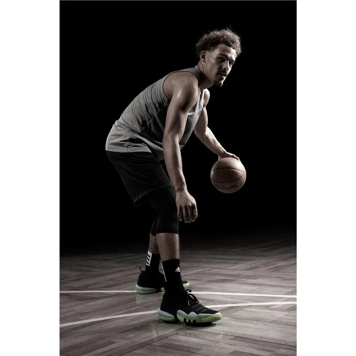 Adidas shoes - Adidas Trey Young 2 - Trey Young - Adidas Trey Young - Black 19