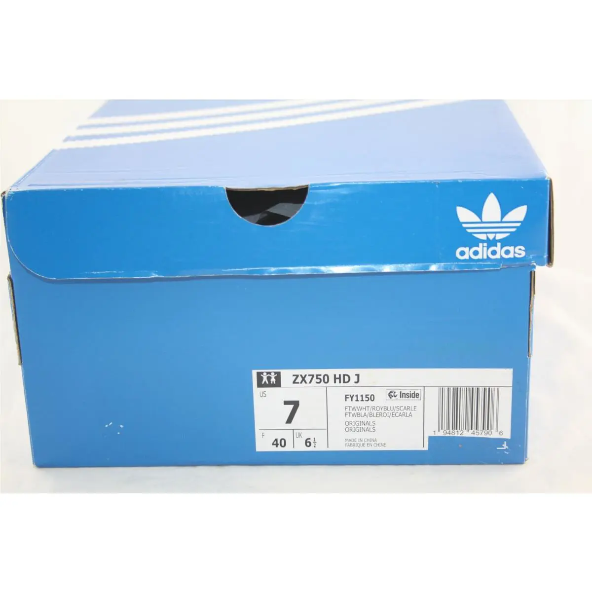 Adidas shoes - ZX750 HD J - White/MULTI 7