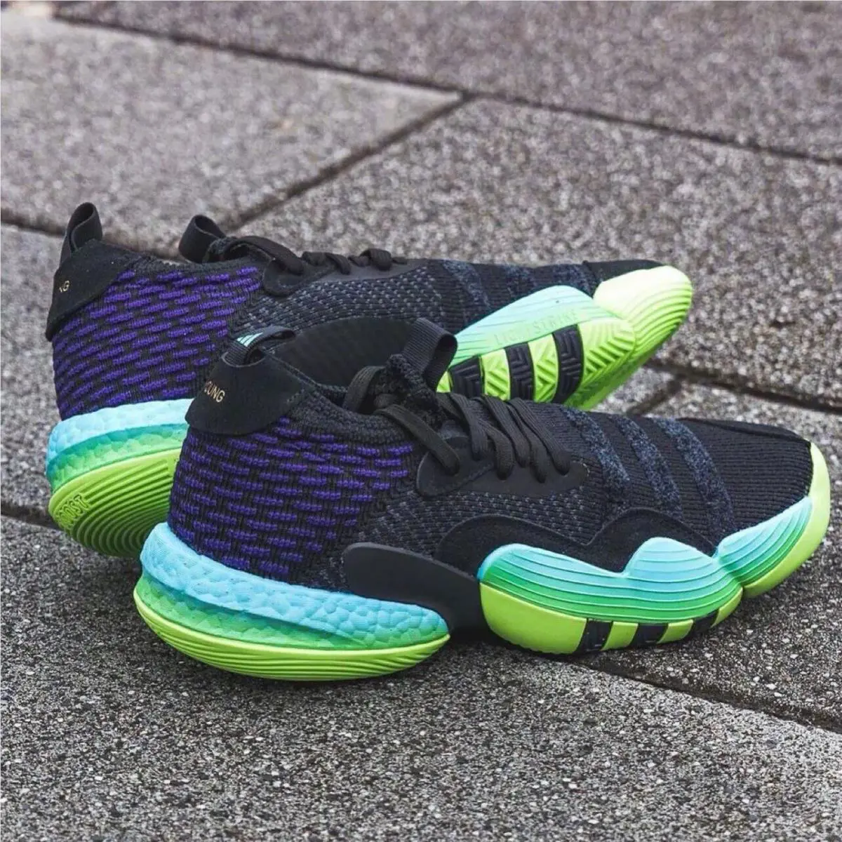 Adidas shoes - Adidas Trey Young 2 - Trey Young - Adidas Trey Young - Black 2