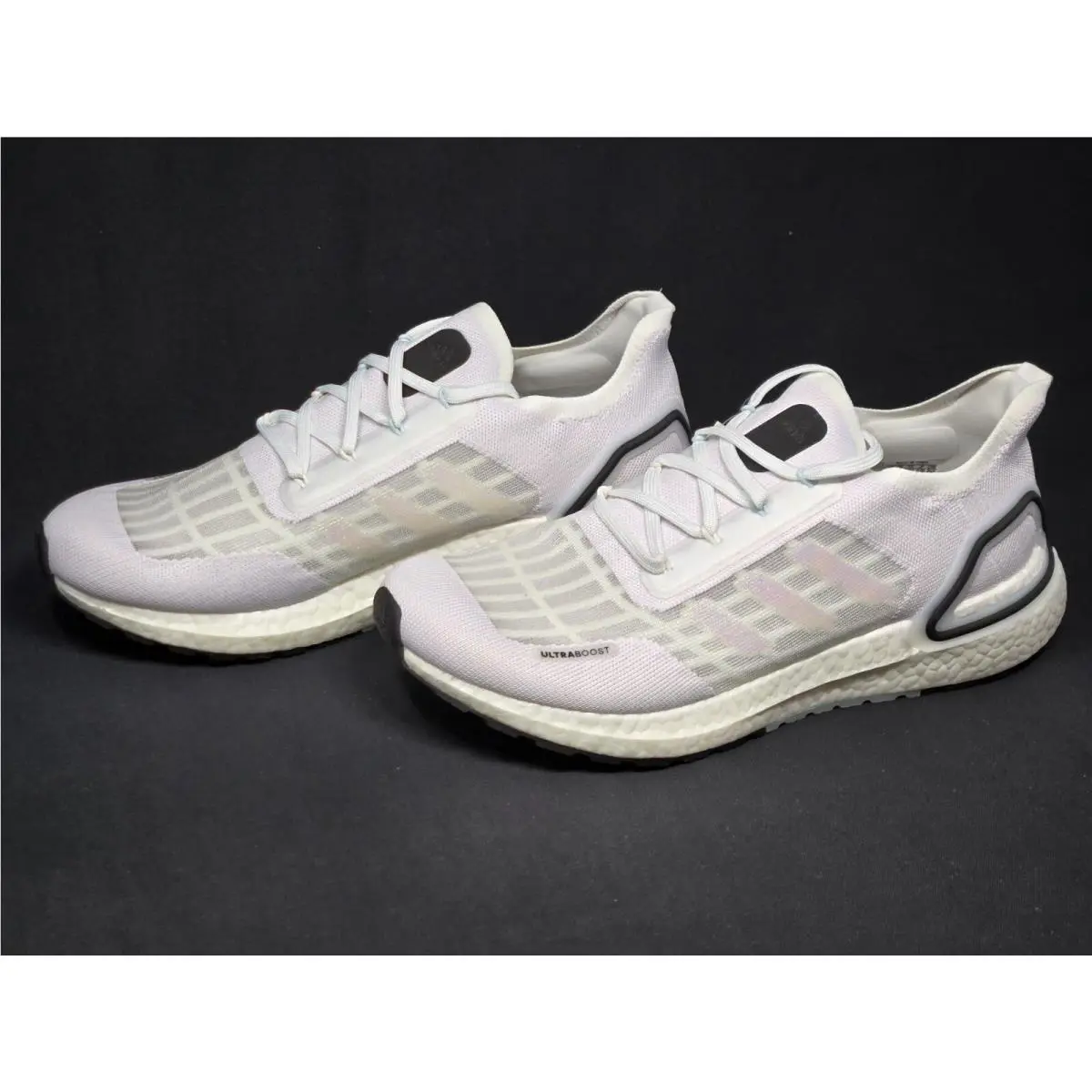 Adidas Ultraboost Summer.rdy Men`s White Black Running Shoes FY3473 Women`s