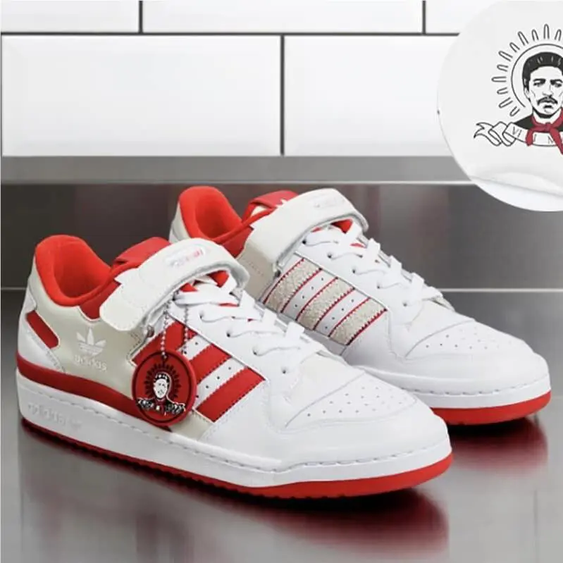 Adidas shoes - Adidas Forum Low Trap Kitchen - White 7