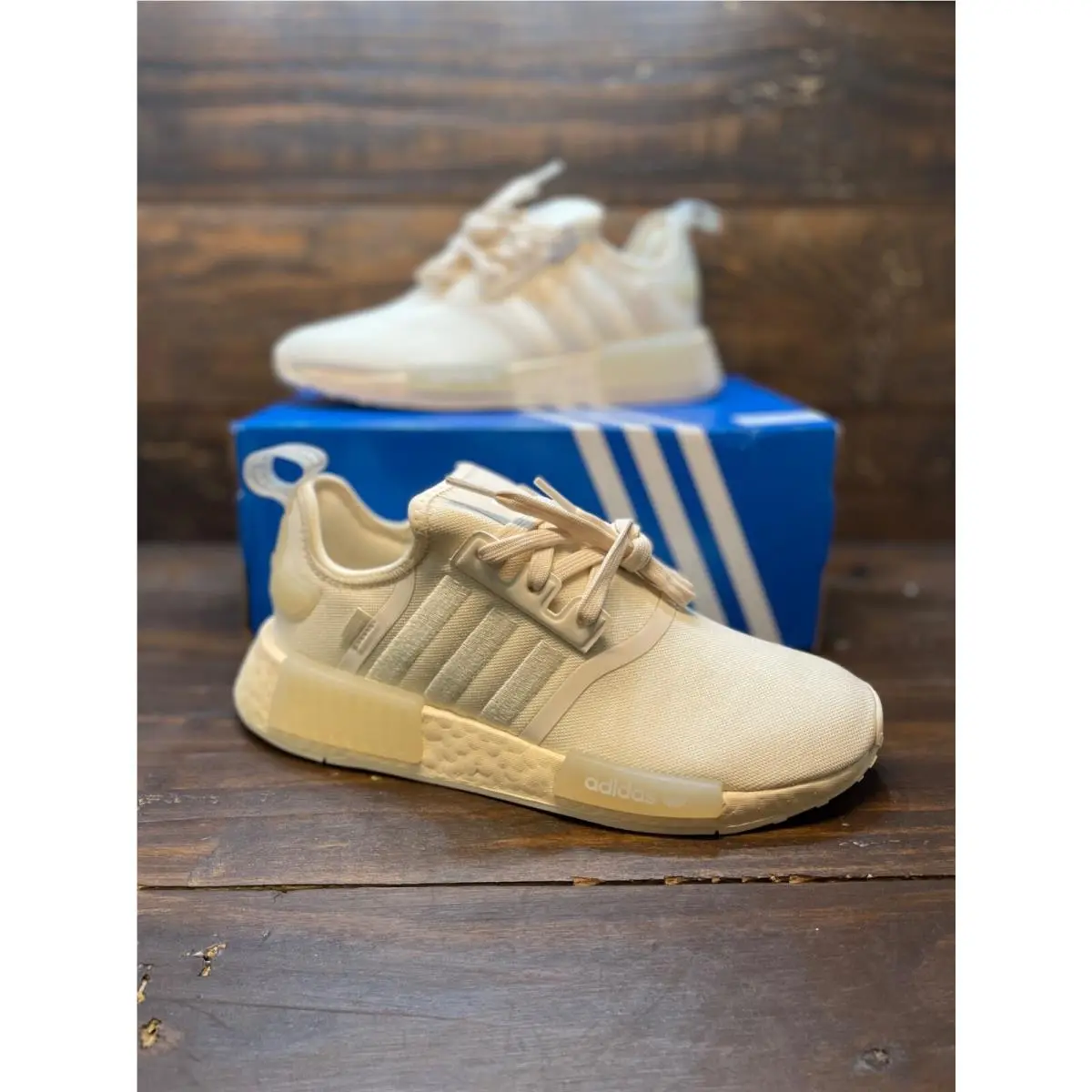 Adidas shoes - adidas NMD R1 - NMD - HQ4248 - Beige 9