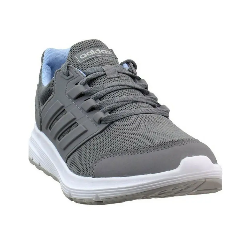Women`s Shoes Adidas Galaxy 4 Lace Up Running Shoes Sneakers Comfort Grey - Gray, Manufacturer: Grey / Heather