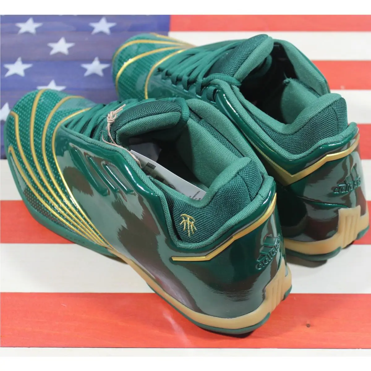 Adidas shoes - adidas T-Mac 2 - FY9931 - Green, Manufacturer: Team-Dark-Green/Gold-Metallic/Cloud-White 9
