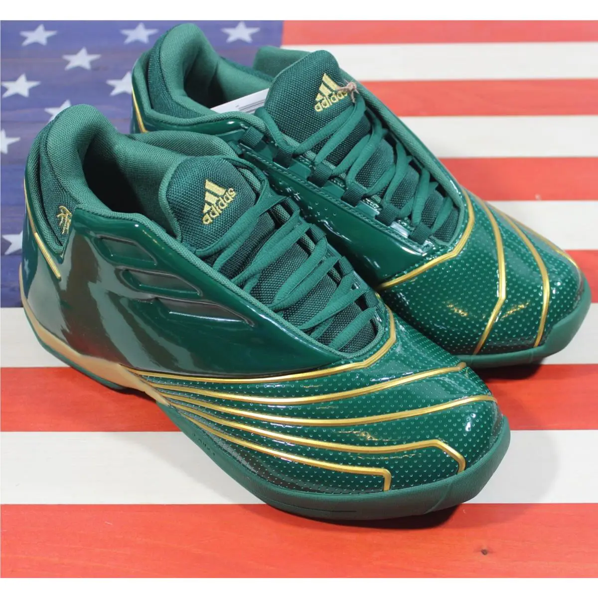 Adidas shoes - adidas T-Mac 2 - FY9931 - Green, Manufacturer: Team-Dark-Green/Gold-Metallic/Cloud-White 8