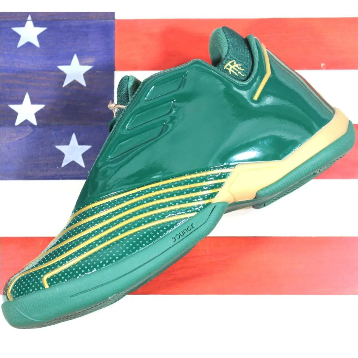 Adidas shoes - adidas T-Mac 2 - FY9931 - Green, Manufacturer: Team-Dark-Green/Gold-Metallic/Cloud-White 1