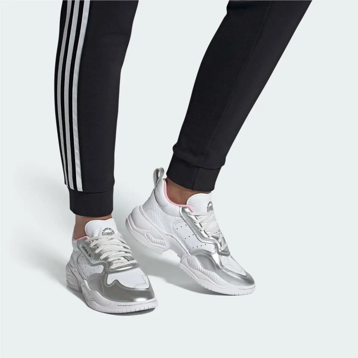 Adidas shoes - SUPERCOURT RX - SUPERCOURT - FV3671 - TRUE PINK / CRYSTAL WHITE / CLOUD WHITE 19
