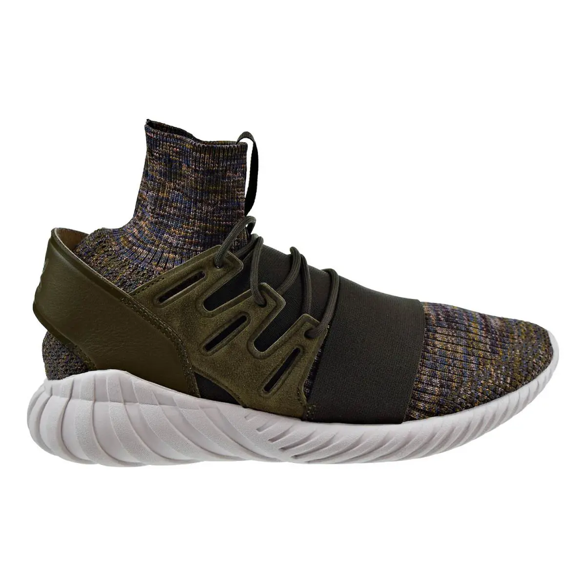 Adidas Tubular Doom Primeknit Mens Shoes Trace Olvie-mystery Brown by3551 - Trace olvie-Mystery Brown