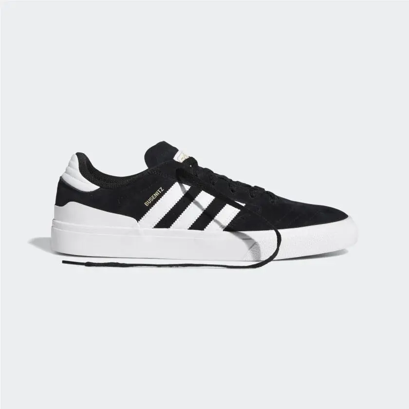 Mens Adidas Busenitz Vulc II Core Black / Cloud White / Gum EF8472 Shoes