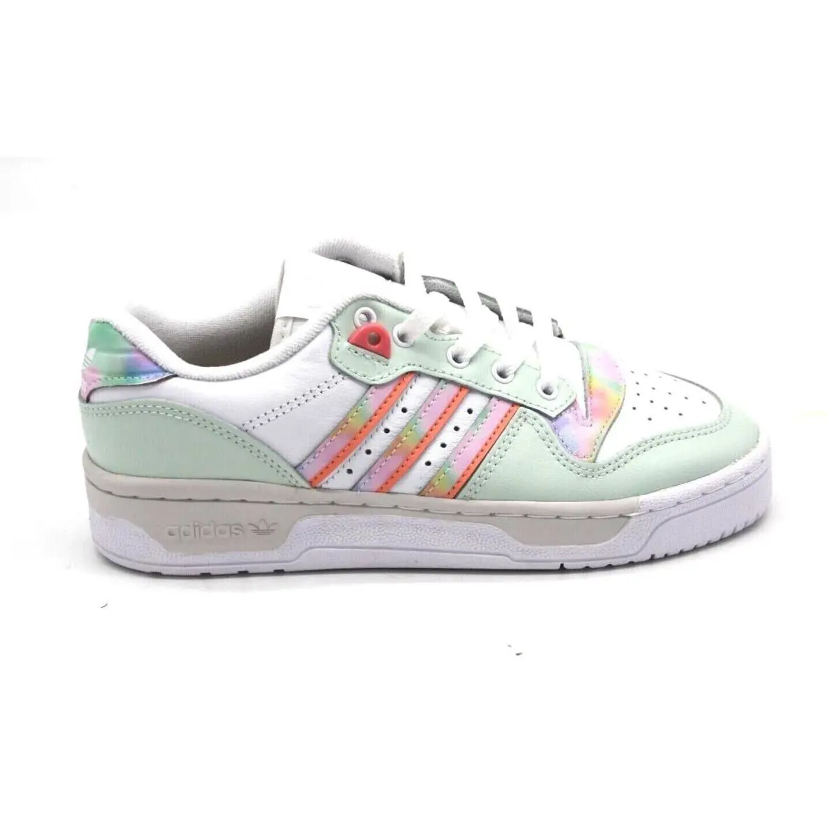 Adidas Rivalry Low Womens FV1270 White/cool/grren Size 6