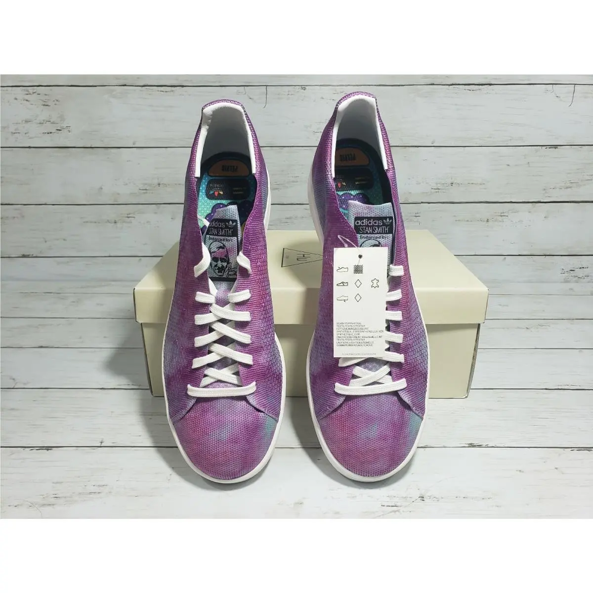 Adidas shoes - Stan Smith - Stan Smith - Chalk Coral / Running White / Running White, VARIATION: `Holi Powder Dye` 4