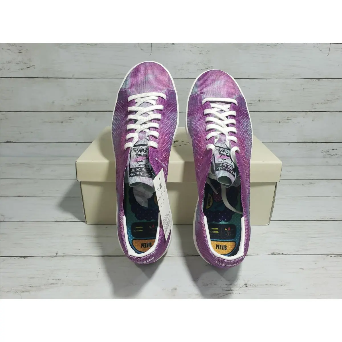 Adidas shoes - Stan Smith - Stan Smith - Chalk Coral / Running White / Running White, VARIATION: `Holi Powder Dye` 5