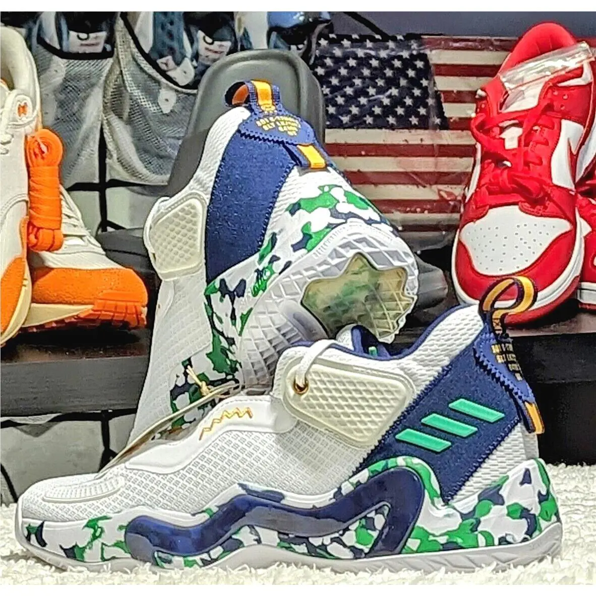 Adidas shoes - adidas D.O.N. Issue - Issue - H67722 - Multicolor 10