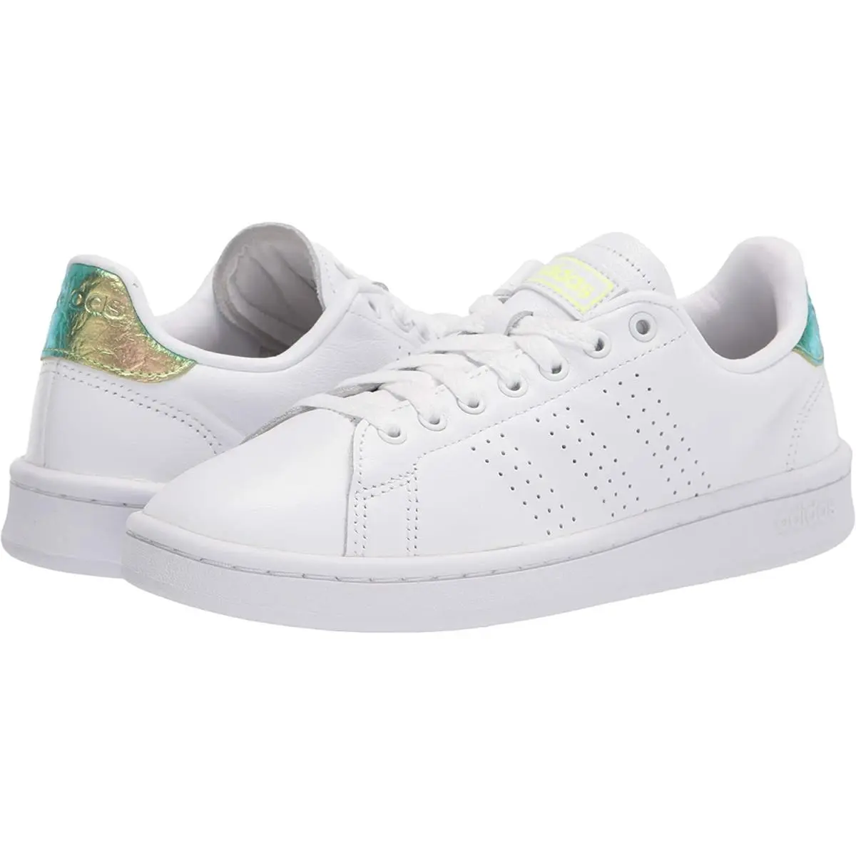 Adidas shoes - White/White/Yellow 12