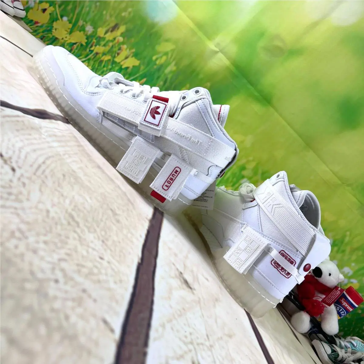 Adidas Originals Forum Communicator Mid Unisex White Red Sneaker GZ9031