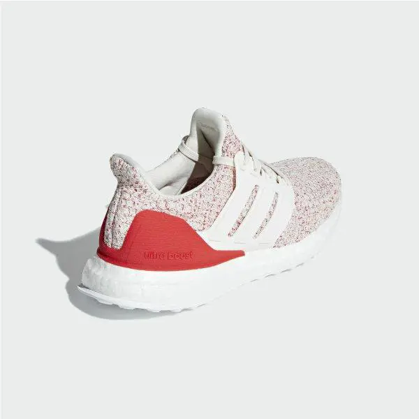 Adidas shoes - (Chalk White/Chalk White/Active Red) 2