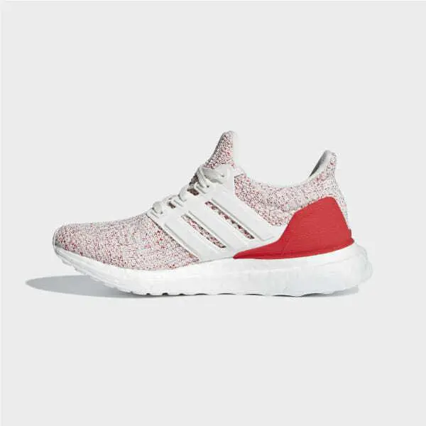 Adidas shoes - (Chalk White/Chalk White/Active Red) 3