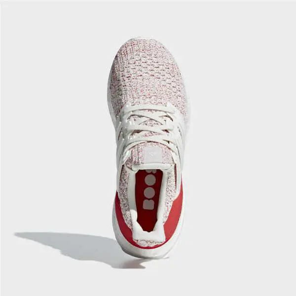 Adidas shoes - (Chalk White/Chalk White/Active Red) 5