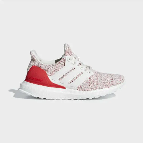 Adidas shoes - (Chalk White/Chalk White/Active Red) 8
