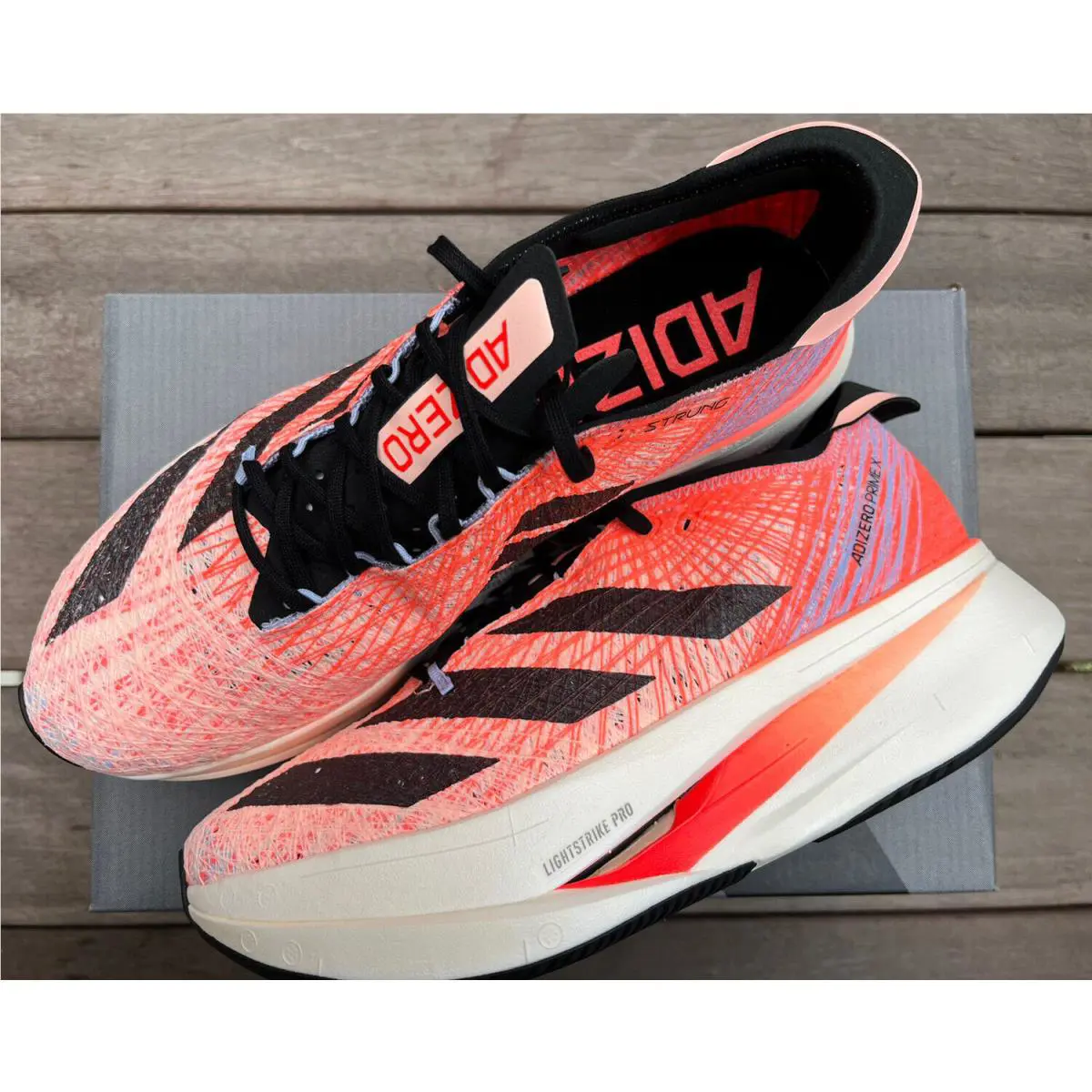 Adidas shoes - Adidas Adizero Prime X Strung - HQ3782 - Orange 7