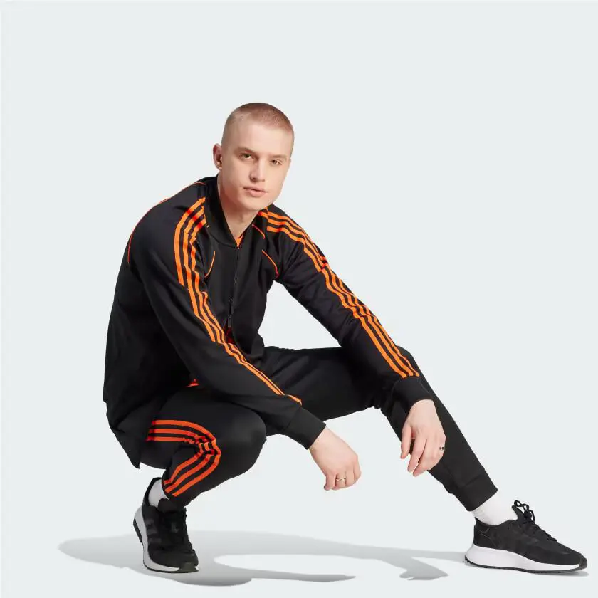 Adidas clothing - II5766 II5765 - II5766 II5765 - Black / Semi Impact Orange 10