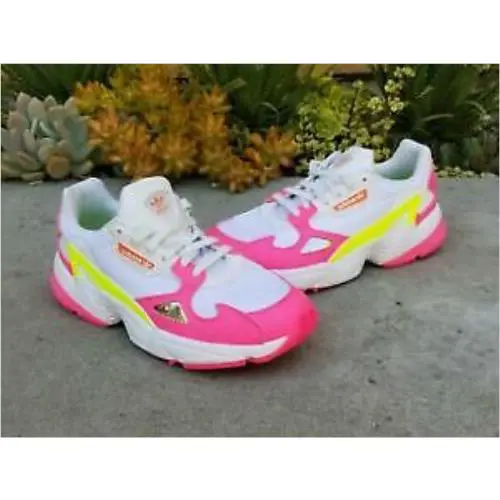 Adidas shoes - adidas Originals Falcon - Originals Falcon - EE4405 - Pink/Yellow/white 7