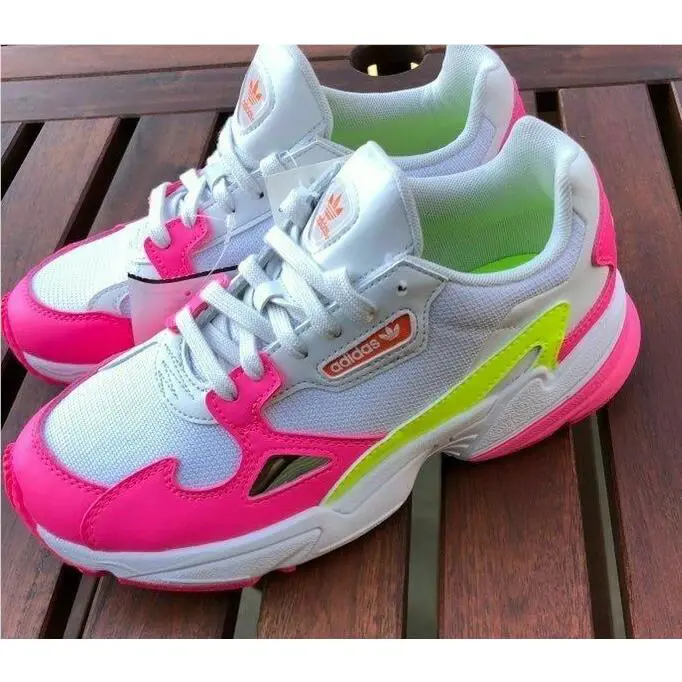 Adidas shoes - adidas Originals Falcon - Originals Falcon - EE4405 - Pink/Yellow/white 8