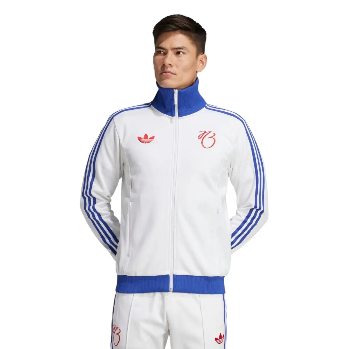 Adidas clothing - Jude Bellingham Beckenbauer Track Suit - White 9