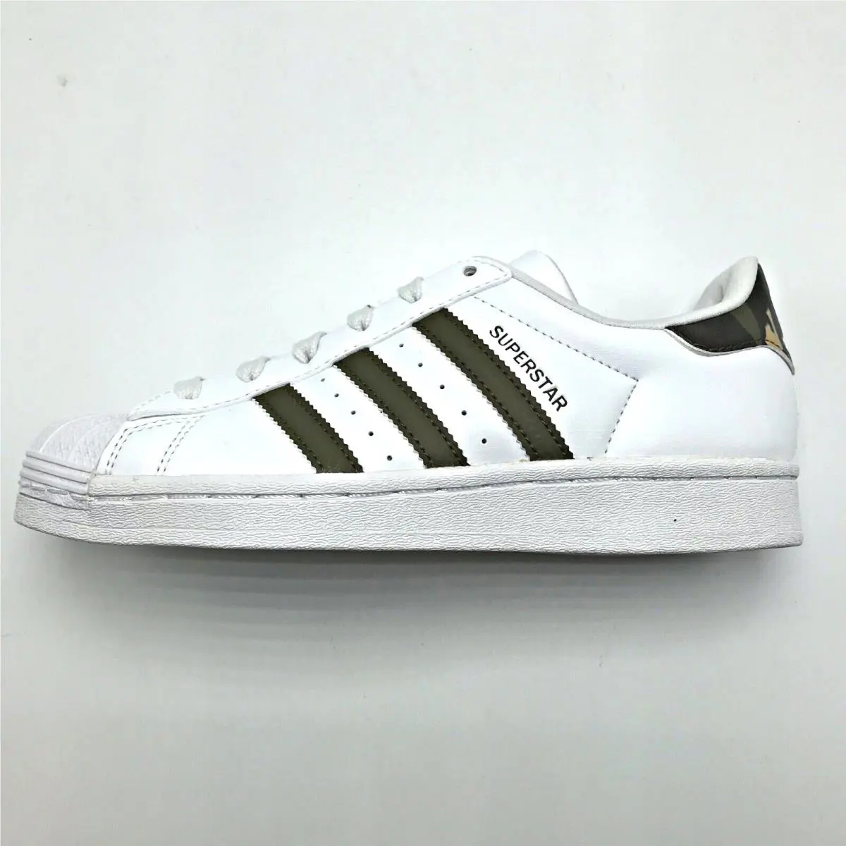 Adidas shoes - adidas Superstar - Superstar - HQ4287 - Cloud White / Olive Strata / Cloud White 0