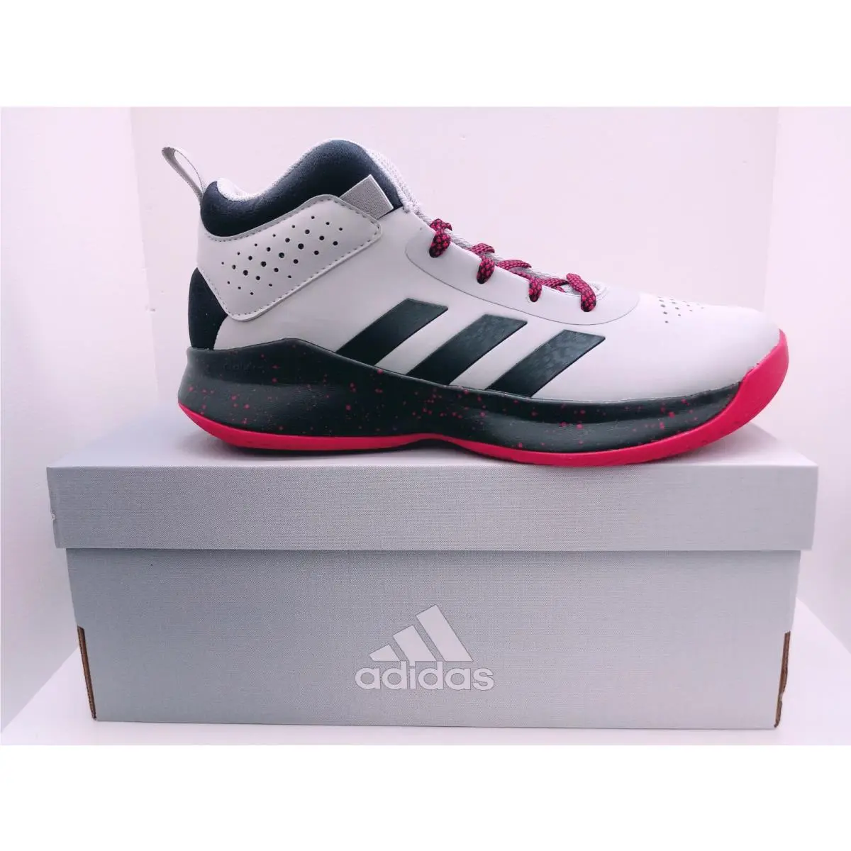 Adidas shoes - ADIDAS CROSS EM UP 5 WIDE - FW8980 - LIGHT Grey Two / Core Black / Scarlet 8