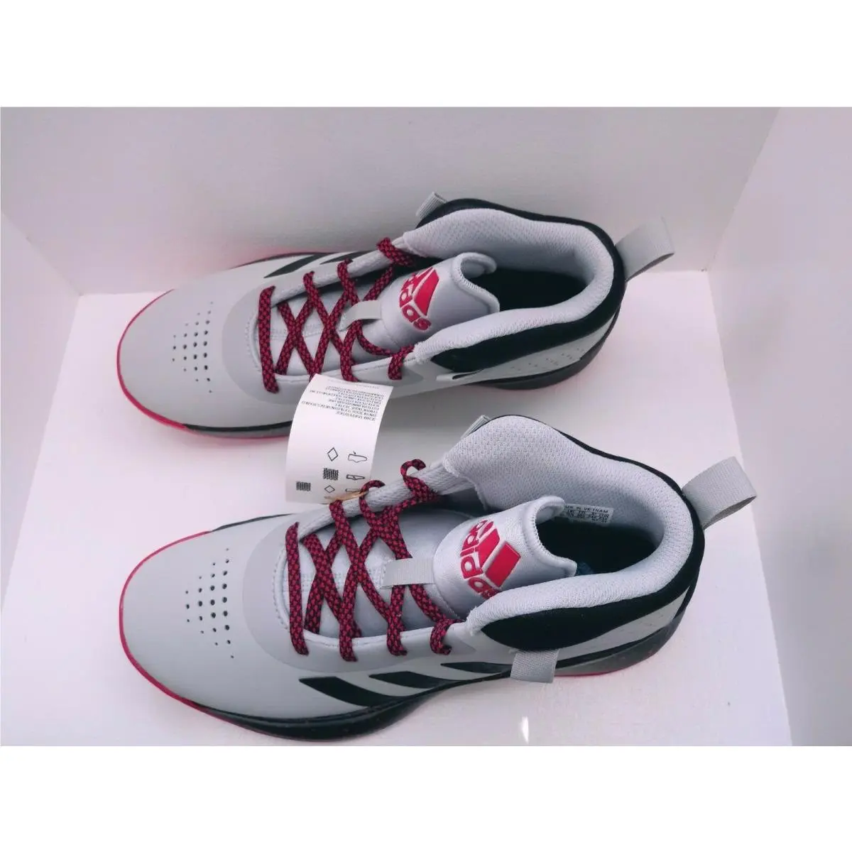 Adidas shoes - ADIDAS CROSS EM UP 5 WIDE - FW8980 - LIGHT Grey Two / Core Black / Scarlet 10