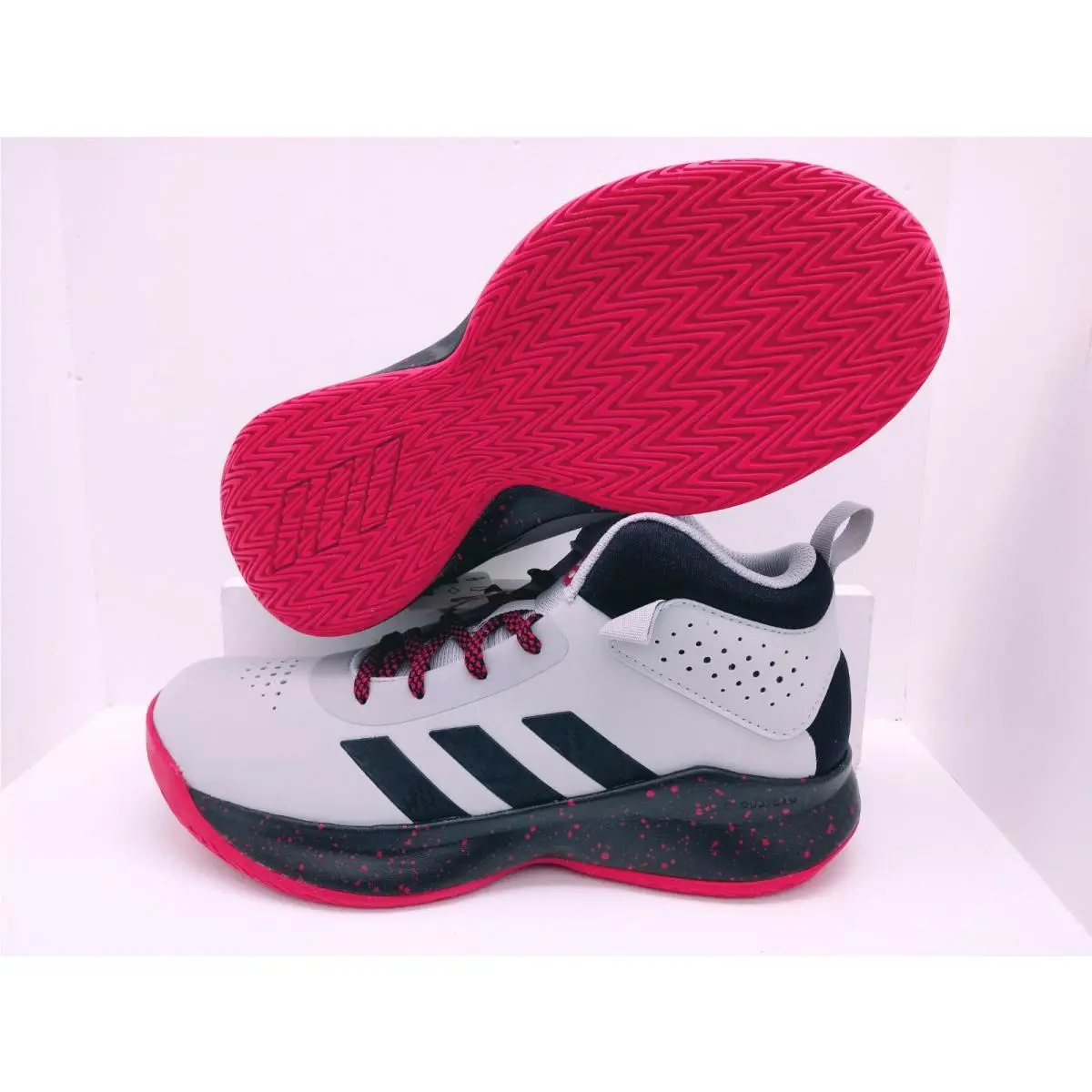 Adidas shoes - ADIDAS CROSS EM UP 5 WIDE - FW8980 - LIGHT Grey Two / Core Black / Scarlet 2