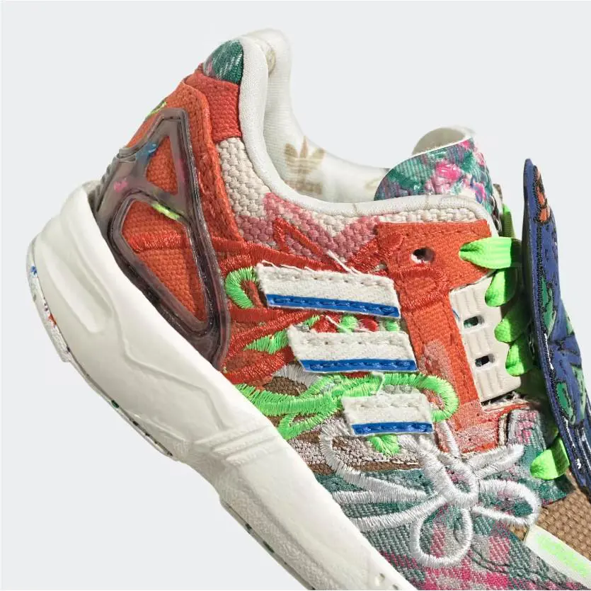 Adidas shoes - adidas Zx 8000 - Off White/Blue Bird/Red 5