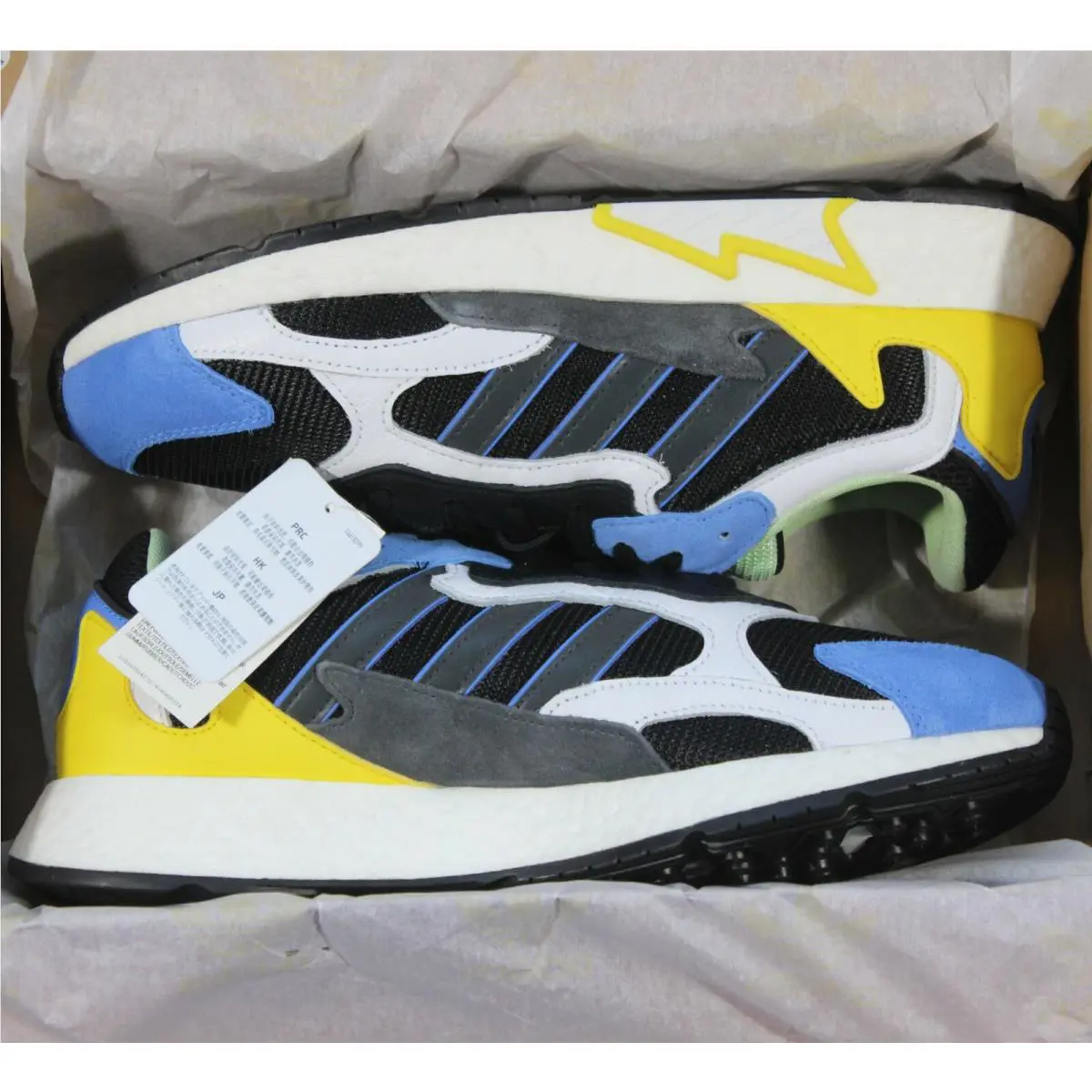 Adidas shoes - Adidas Tresc Run - Tresc Run - EG7949 - Black, Manufacturer: Core-Black/Solid-Grey/White/Yellow/Blue 5