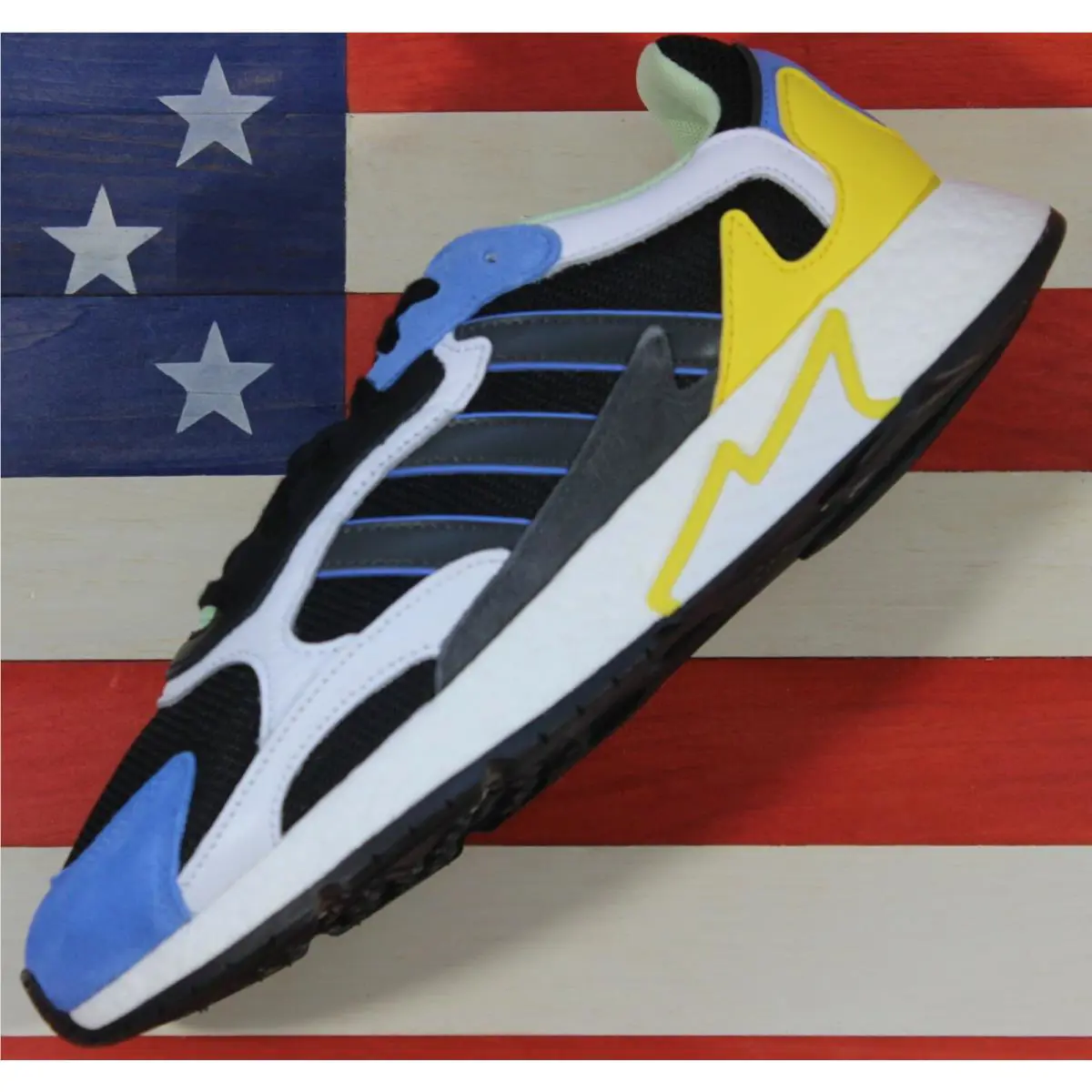 Adidas shoes - Adidas Tresc Run - Tresc Run - EG7949 - Black, Manufacturer: Core-Black/Solid-Grey/White/Yellow/Blue 0