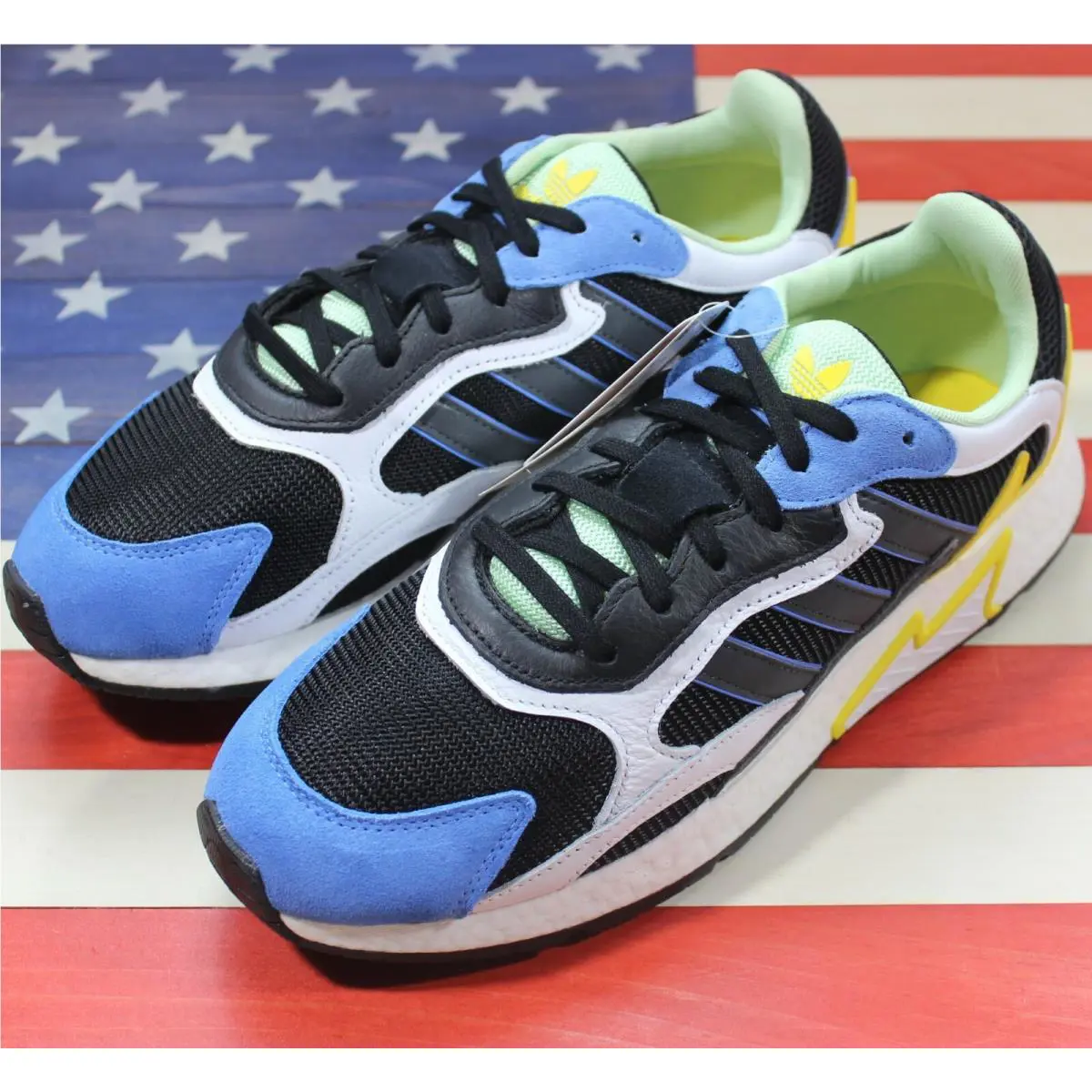 Adidas shoes - Adidas Tresc Run - Tresc Run - EG7949 - Black, Manufacturer: Core-Black/Solid-Grey/White/Yellow/Blue 4