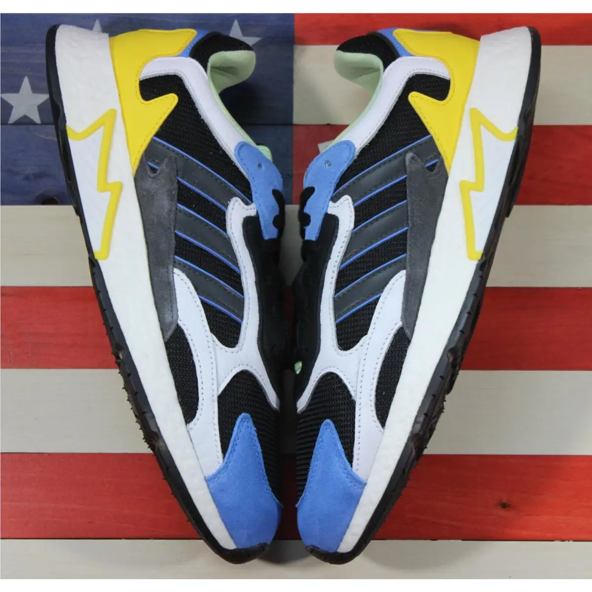 Adidas shoes - Adidas Tresc Run - Tresc Run - EG7949 - Black, Manufacturer: Core-Black/Solid-Grey/White/Yellow/Blue 7